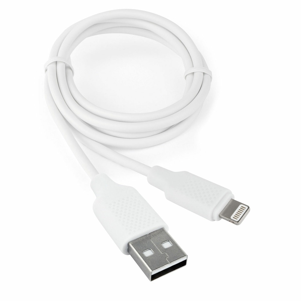 Кабель USB 2.0 Тип А - Lightning Cablexpert CCB-USB-AMAPO2-1MW 1.0m