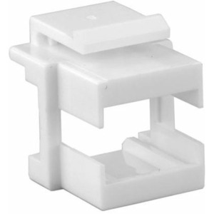 Вставка формата Keystone Jack, для проходного адаптера SC или dLC Hyperline KJ1-SС/DLC-WH