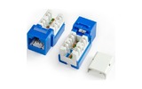 Вставка Keystone Jack RJ-45 Hyperline KJ2-8P8C-C6-TLS-BL