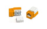 Вставка Keystone Jack RJ-45 Hyperline KJE-8P8C-C6-90-OR