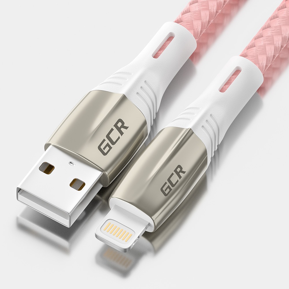 Кабель USB 2.0 Тип А - Lightning Greenconnect GCR-52008 1.2m