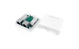 Розетка компьютерная RJ-45 Hyperline SB1-2-8P8C-C6-SH-WH