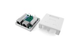 Розетка компьютерная RJ-45 Hyperline SB1-2-8P8C-C5e-SH-WH