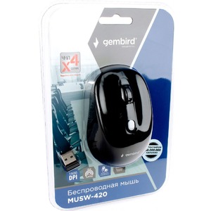Мышь беспроводная Gembird MUSW-420