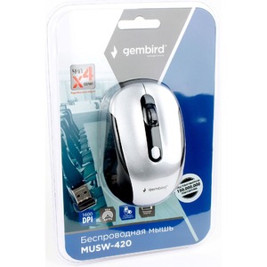 Мышь беспроводная Gembird MUSW-420-4