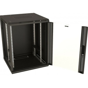 Шкаф настенный 19-дюймовый Hyperline TWB-FC-2266-GP-RAL9004