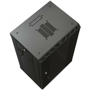 Шкаф настенный 10 Hyperline TDB-12U-GP-RAL9004