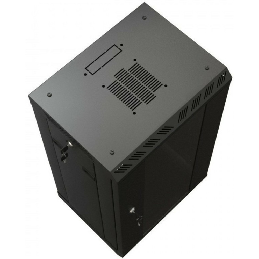Шкаф настенный 10 Hyperline TDB-9U-GP-RAL9004