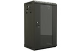 Шкаф настенный 10 Hyperline TDB-6U-GP-RAL9004