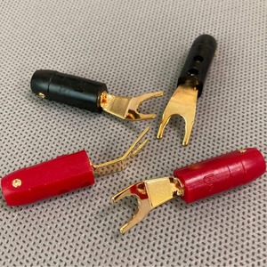 Разъем Акустический Audioquest SureGrip300 Multi-Spade Gold (Set 4)