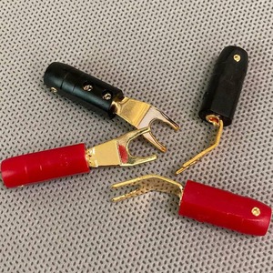 Разъем Акустический Audioquest SureGrip300 Multi-Spade Gold (Set 4)