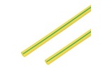 Термоусадочная трубка PROconnect 55-1207 12/6,0 мм, желто-зеленая, 1 метр
