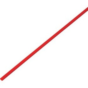 Термоусадочная трубка PROconnect 55-0204 2,0/1,0 мм, красная, 1 метр