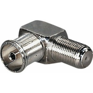 Переходник антенный PROconnect 05-4312-4-9 (гнездо F - гнездо TV), угловой (5шт.)