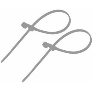 Хомут-стяжкa нейлоновая под винт Rexant 07-0154-3 150x3,6 мм, серая, упаковка 100 шт.