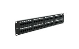 Патч-панель 19 Rexant 04-0022 2U, 48 портов RJ-45, категория 5e, UTP неэкранированная, черная