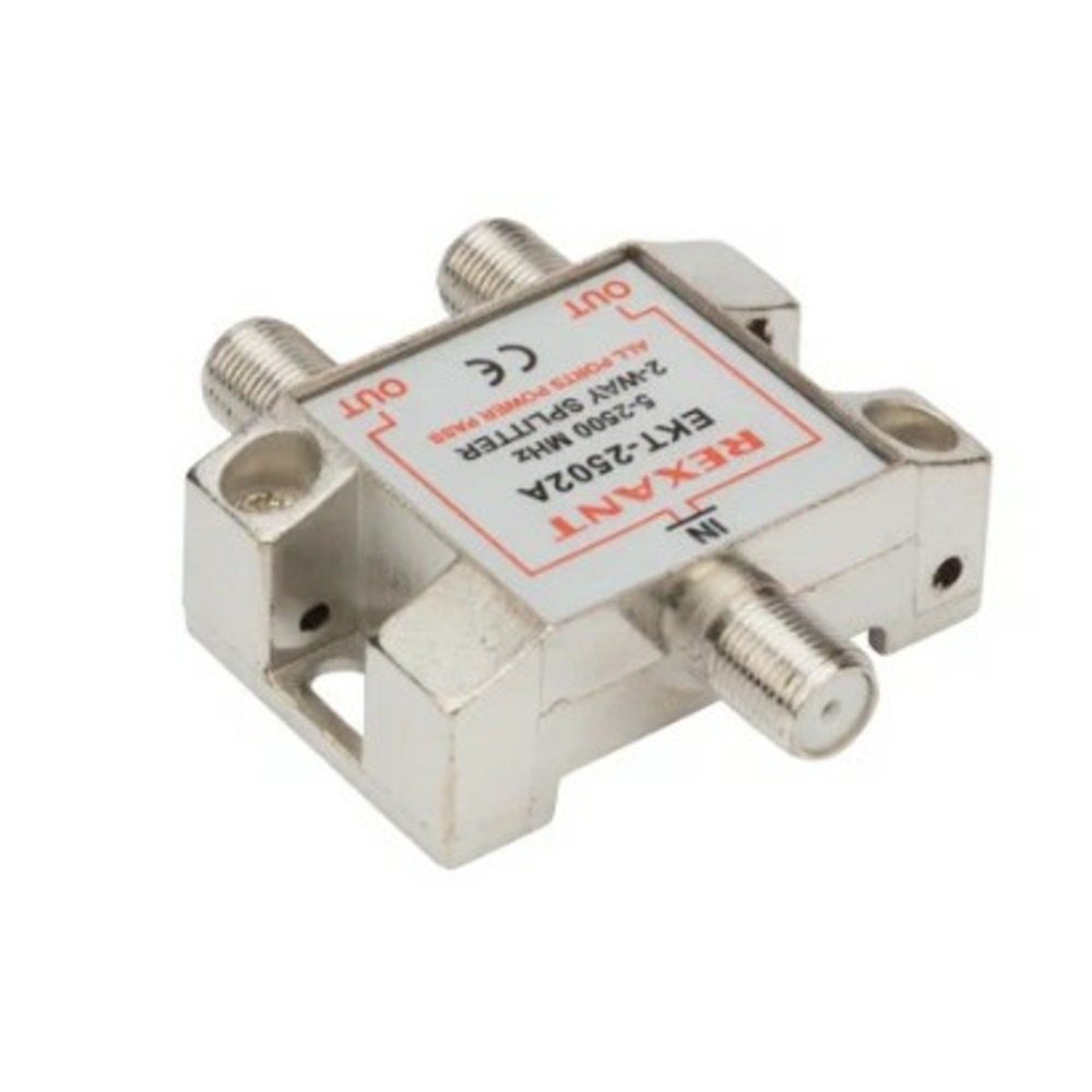 Делитель спутниковый F-типа Rexant 06-0050-B на 2 TV, 5-2500 МГц