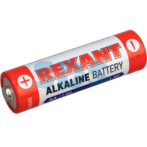 Алкалиновая батарейка Rexant 30-1027 AA/LR6 1,5V 2700 mAh (4 штуки)