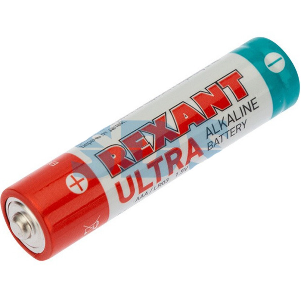 Ультра алкалиновая батарейка Rexant 30-1010 AAA/LR03 1,5V (2 штуки)