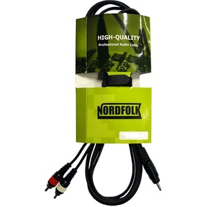 Кабель аудио Jack - RCA NORDFOLK NYC028 1.5m