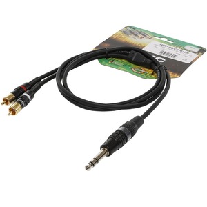 Кабель аудио 1xJack - 2xRCA Sommer Cable HBP-6SC2-0300 3.0m