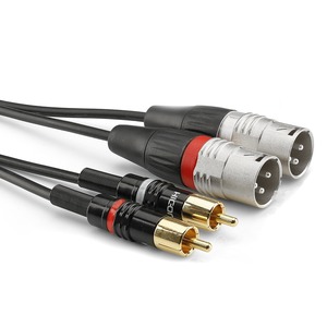 Кабель аудио 2xRCA - 2xXLR Sommer Cable HBP-M2C2-0090 0.9m