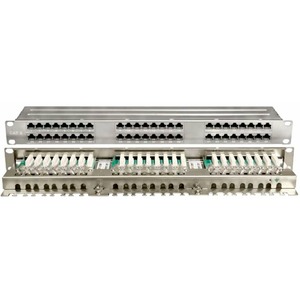 Патч-панель высокой плотности 19 Hyperline PPHD-19-48-8P8C-C6-SH-110D