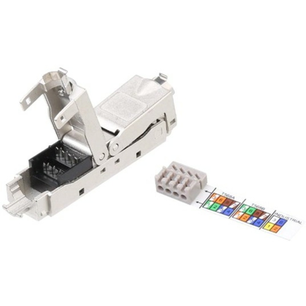 Проходной адаптер (coupler) Hyperline CA3-IDC-C6-SH-F-SL