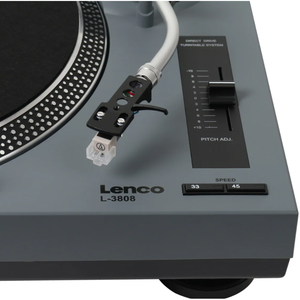 Проигрыватель виниловых дисков Lenco L-3808 Matt Grey