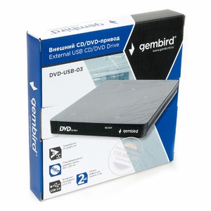 Внешний DVD-привод Gembird DVD-USB-03