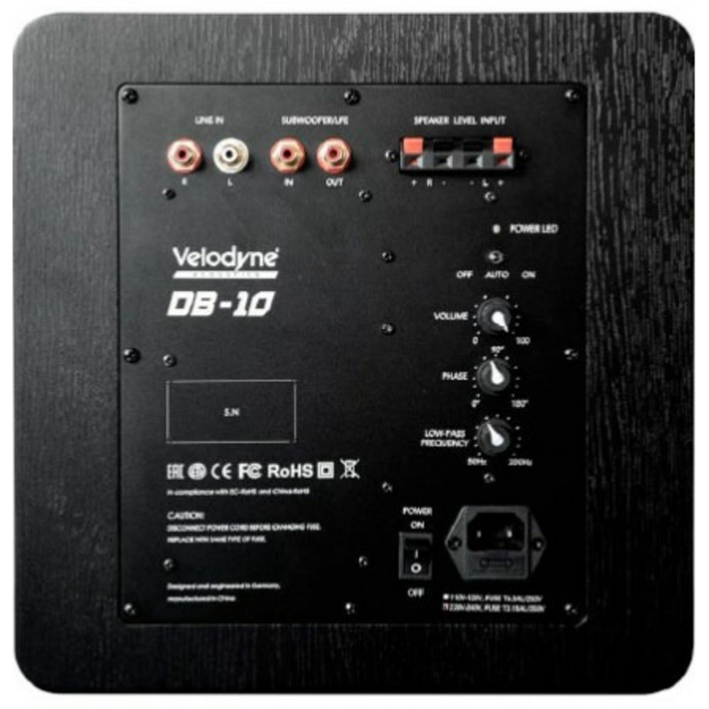 Сабвуфер Velodyne DB-10 black