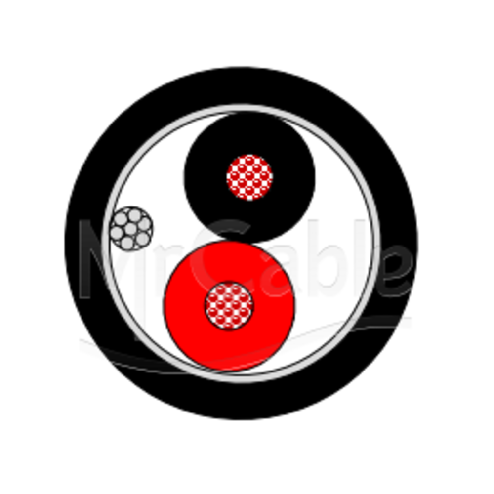 Кабель микрофонный в нарезку Draka AC S 24/7 1P