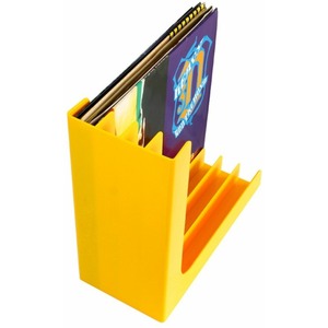 Подставка для пластинок угловая желтая (пластик) Record Pro GK-R54Y