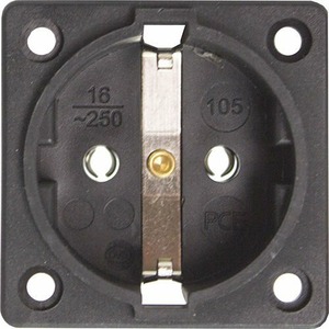 Розетка силовая 2К+З PCE 10584-0s