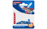 Наконечник штыревой втулочный Rexant 06-0407-A F-8 мм, 2.5 мм, НШВи 2.5-8 / Е 2,5-8 / E2508, синий, в упак. 10 шт.