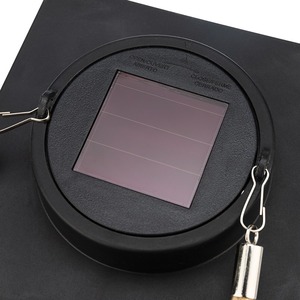 Декоративный фонарь на солнечной батарее Neon-Night 501-145 14х14х24 см, черный плетеный корпус, теплый белый цвет свечения