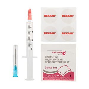 Разное Rexant 09-3981 Смазка для кулеров SX-1, шприц 2 мл