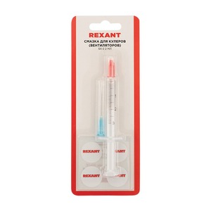 Разное Rexant 09-3982 Смазка для кулеров SX-2, шприц 2 мл