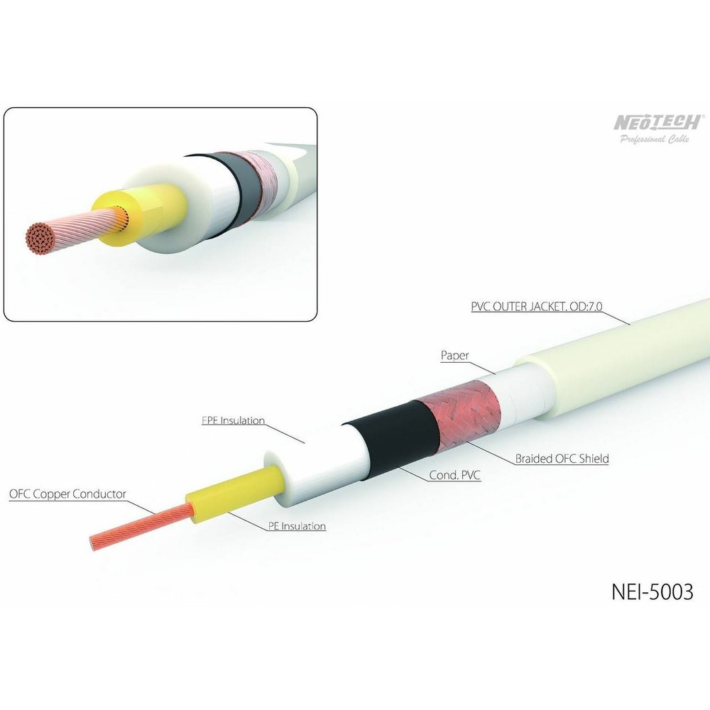 Кабель аудио RCA - RCA Neotech NEI-5003 RCA 5.0m