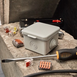 Коробка распаячная Rexant 28-3055 ОУ, 65x65x50, IP54 (УПрк 65*65/45.2.3)