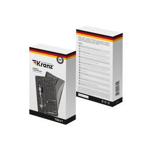 Набор отверток для точных работ Kranz KR-12-4755 RA-05, 106 предметов