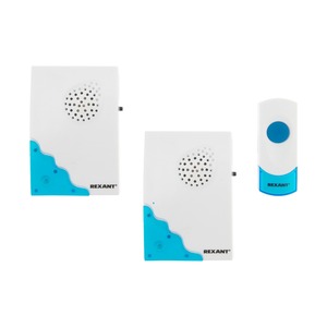 Беспроводной дверной звонок Rexant 73-0050 Беспроводной дверной звонок с двумя вызывными панелями кнопка IP 44 RX-5