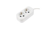 Удлинитель PROconnect 11-7201 2 гнезда, 10 м, 3х0.75 мм, с/з, белый