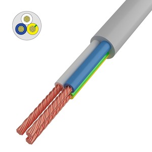 Провод электрический Rexant 01-8044-20 Провод соединительный ПВС 3x1,0 мм, белый, длина 20 метров, ГОСТ 7399-97