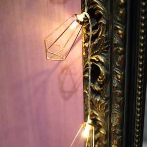 Гирлянда светодиодная «Кристаллы» Neon-Night 304-019 10 LED, 1,5 м, теплый белый свет свечения, 2 х АА (батарейки не в комплекте)