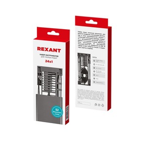 Набор отверток для точных работ Rexant 12-4754 XA-04, 24 предмета
