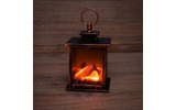 Светодиодный камин Neon-Night 511-031 Кантри с эффектом живого огня 12х12х18,5 см, батарейки 3хАА
