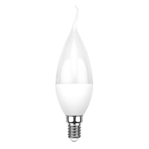 Лампа светодиодная Rexant 604-048 Свеча на ветру (CW) 9,5 Вт E14 903 лм 2700 K теплый свет, 10шт