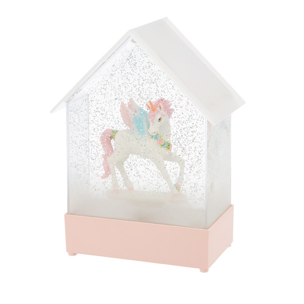 Декоративный светильник Neon-Night 501-186 «Единорог» с конфетти и мелодией, USB