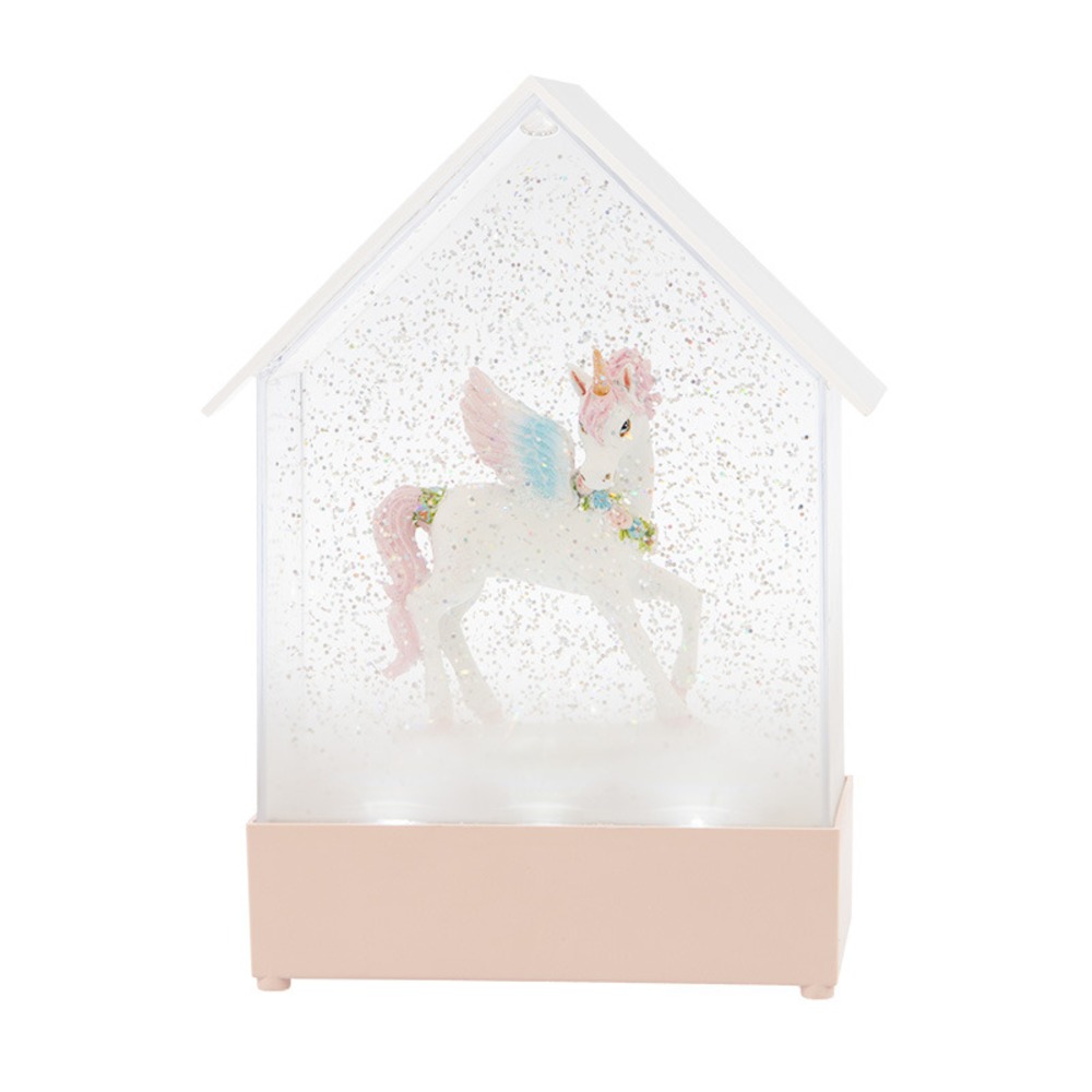 Декоративный светильник Neon-Night 501-186 «Единорог» с конфетти и мелодией, USB
